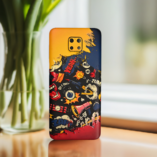 Apple iPhone Skins (All Models) - Roro Taku Anime - Transparent Finish (T-18)