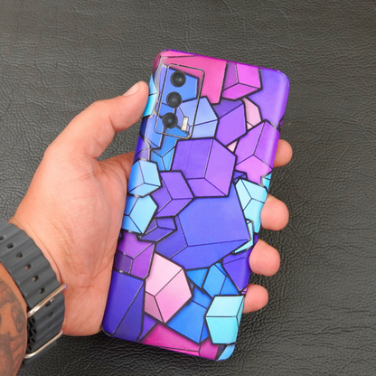 Cube Doodle 3D Textured Phone Skin