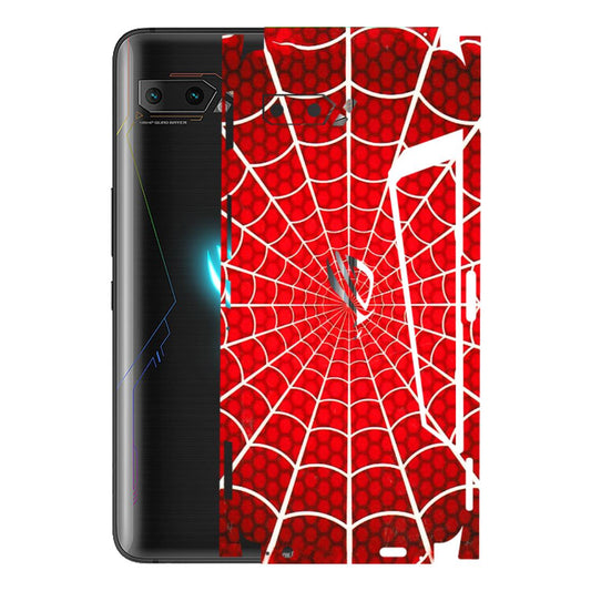 ASUS Phone Skins (All Models) - Classic Spidey Web - 3D Embossed Finish (L-115) Asus ROG Phone 2