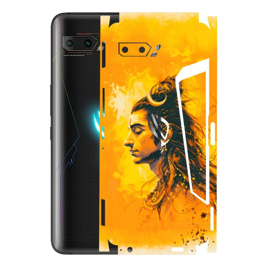 ASUS Phone Skins (All Models) - Shiv Shakti - 3D Embossed Finish (L-14) Asus ROG Phone 2
