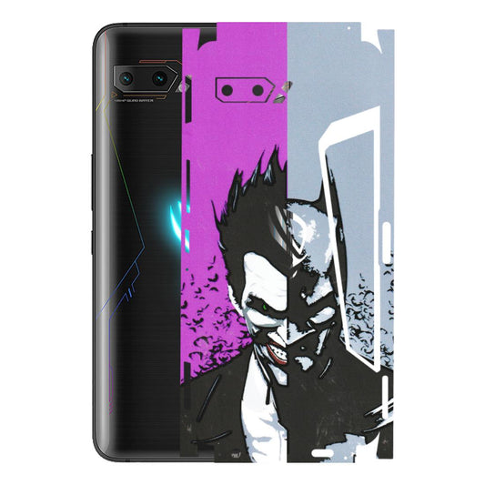 ASUS Phone Skins (All Models) - Batman & Joker - 3D Embossed Finish (L-143) Asus ROG Phone 2