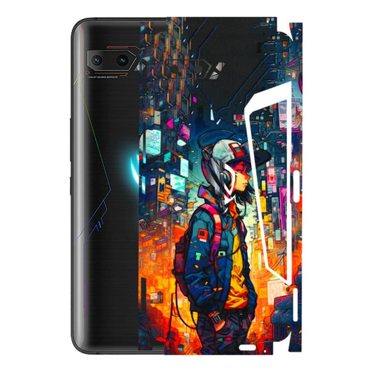 ASUS Phone Skins (All Models) - Street Anime Guy - 3D Embossed Finish (L-158) Asus ROG Phone 2