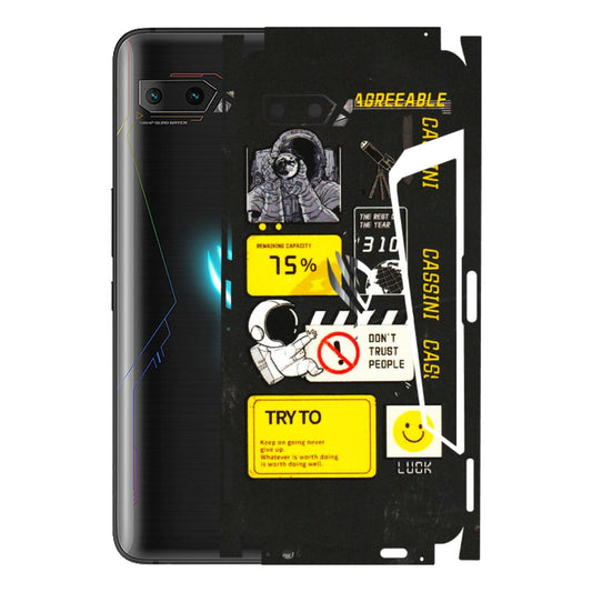 ASUS Phone Skins (All Models) - Black Cassini - 3D Embossed Finish (L-161) Asus ROG Phone 2