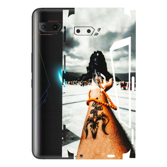 ASUS Phone Skins (All Models) - Jai Adiyogi Mahakaal - 3D Embossed Finish (L-164) Asus ROG Phone 2