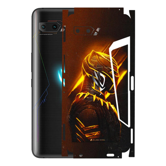 ASUS Phone Skins (All Models) - Gold Black Panther - 3D Embossed Finish (L-181) Asus ROG Phone 2