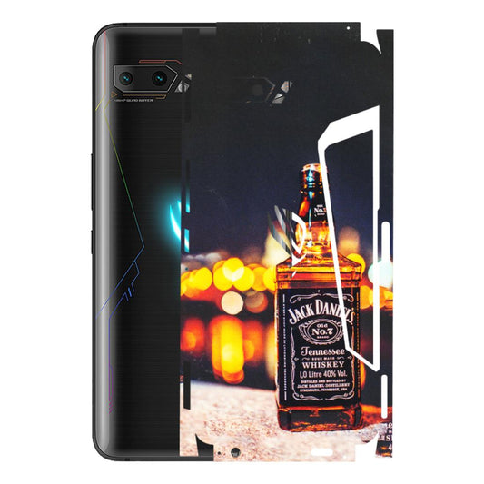 ASUS Phone Skins (All Models) - JD Whiskey Bottle - 3D Embossed Finish (L-20) Asus ROG Phone 2