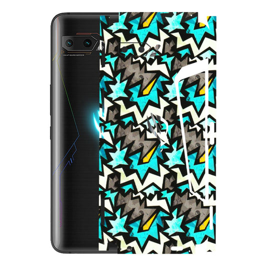 ASUS Phone Skins (All Models) - Funky Zig Zag - 3D Embossed Finish (L-223) Asus ROG Phone 2