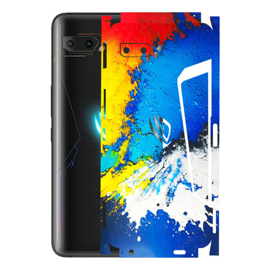 ASUS Phone Skins (All Models) - Acrylic Paint Spill - 3D Embossed Finish (L-229) Asus ROG Phone 2