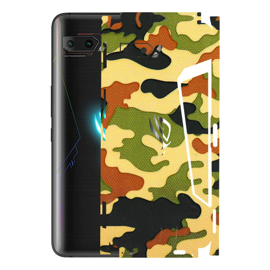 ASUS Phone Skins (All Models) - Indian Military - 3D Embossed Finish (L-234) Asus ROG Phone 2