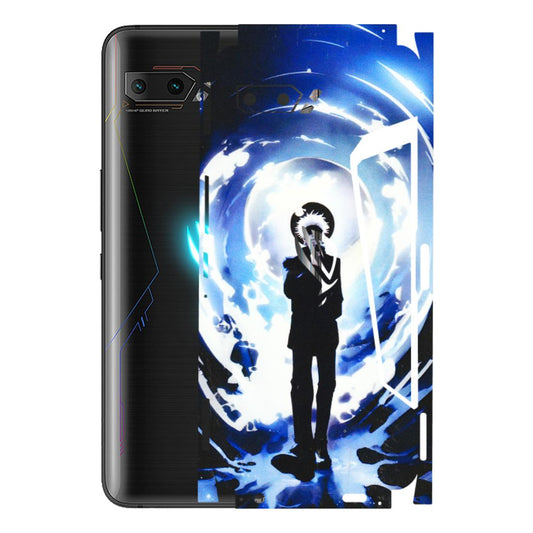 ASUS Phone Skins (All Models) - Satoru Gojo Dark Blue - 3D Embossed Finish (L-235) Asus ROG Phone 2