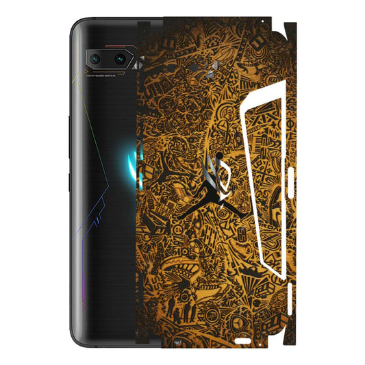 ASUS Phone Skins (All Models) - Premium Gold Basketball Player - 3D Embossed Finish (L-236) Asus ROG Phone 2