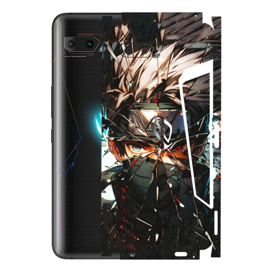 ASUS Phone Skins (All Models) - Kakashi Shattered Glass Effect - 3D Embossed Finish (L-237) Asus ROG Phone 2