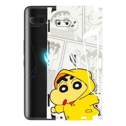 ASUS Phone Skins (All Models) - Yellow Shinchan Comic - 3D Embossed Finish (L-246) Asus ROG Phone 2