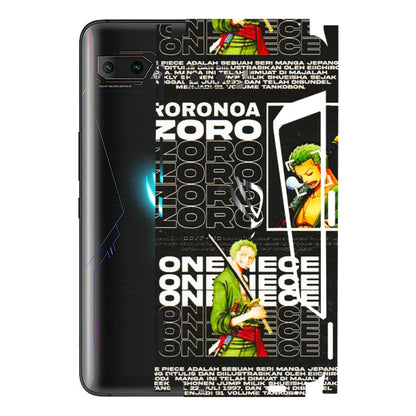 ASUS Phone Skins (All Models) - One Piece Zoro - 3D Embossed Finish (L-250) Asus ROG Phone 2
