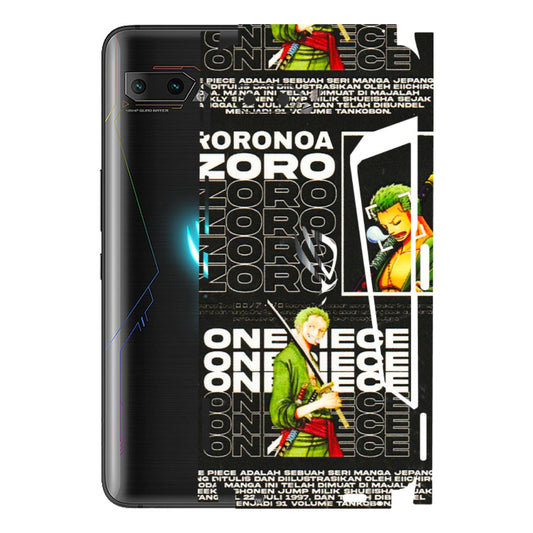 ASUS Phone Skins (All Models) - One Piece Zoro - 3D Embossed Finish (L-250) Asus ROG Phone 2