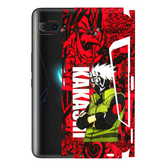 ASUS Phone Skins (All Models) - Kakashi Red Anime - 3D Embossed Finish (L-251) Asus ROG Phone 2