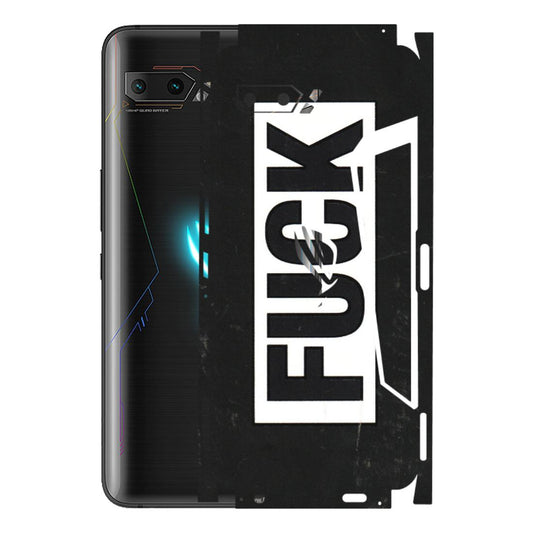 ASUS Phone Skins (All Models) - The F Word - 3D Embossed Finish (L-255) Asus ROG Phone 2