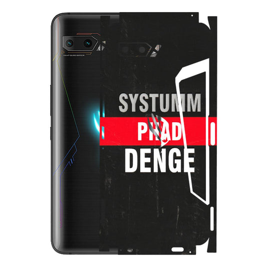 ASUS Phone Skins (All Models) - Systumm Phad Denge - 3D Embossed Finish (L-278) Asus ROG Phone 2