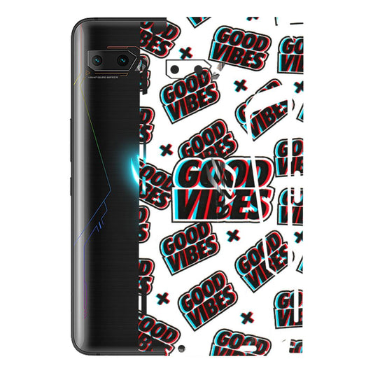 ASUS Phone Skins (All Models) - Good Vibes - 3D Embossed Finish (L-282) Asus ROG Phone 2