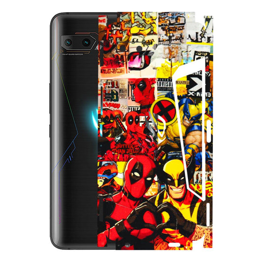 ASUS Phone Skins (All Models) - Spidy Wolverine - 3D Embossed Finish (L-310) Asus ROG Phone 2