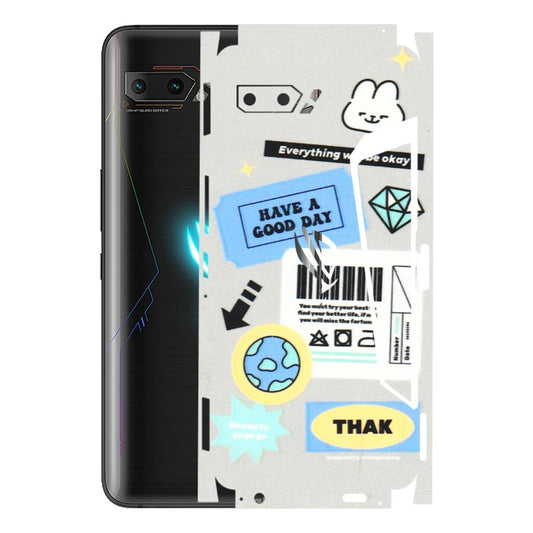 ASUS Phone Skins (All Models) - Will Be Okay Design - 3D Embossed Finish (L-316) Asus ROG Phone 2