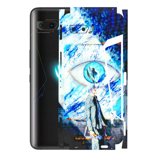 ASUS Phone Skins (All Models) - Anime Sea Blue Eye - 3D Embossed Finish (L-318) Asus ROG Phone 2