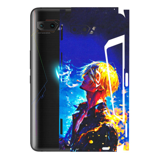 ASUS Phone Skins (All Models) - Sanji Vinsmoke One Piece - 3D Embossed Finish (L-319) Asus ROG Phone 2