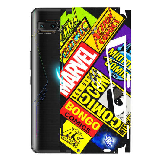 ASUS Phone Skins (All Models) - Bongo Comic Con - 3D Embossed Finish (L-325) Asus ROG Phone 2