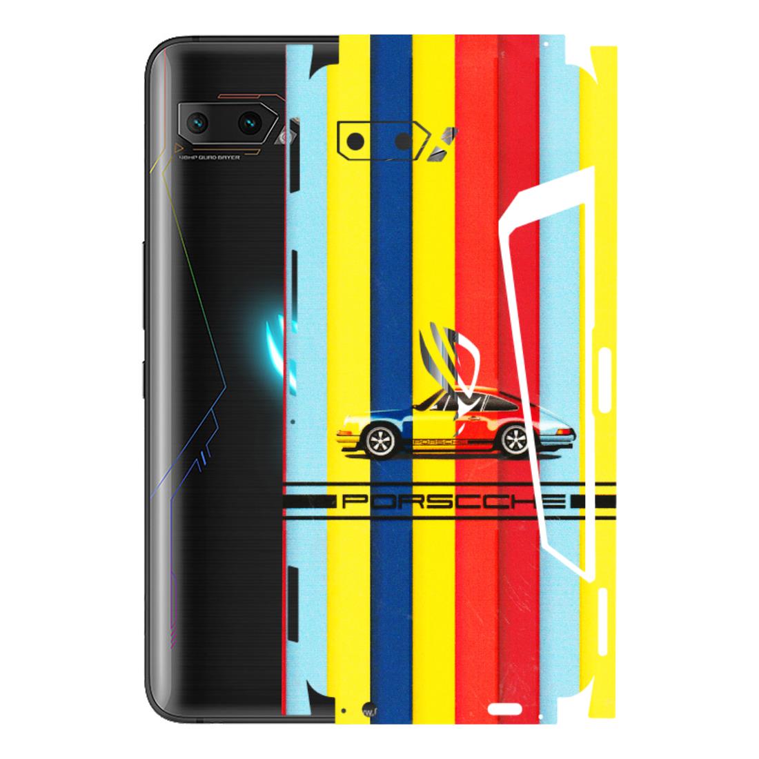 ASUS Phone Skins (All Models) - Multicolour Porche - 3D Embossed Finish (L-39) Asus ROG Phone 2