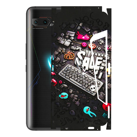 ASUS Phone Skins (All Models) - Gadgets Sale - 3D Embossed Finish (L-50) Asus ROG Phone 2