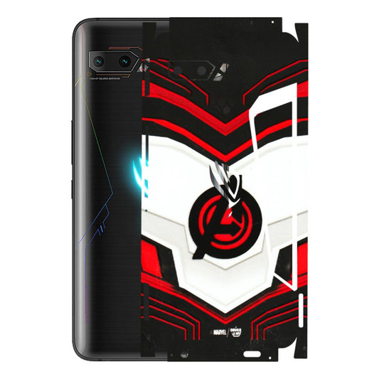 ASUS Phone Skins (All Models) - Avengers Logo - 3D Embossed Finish (L-55) Asus ROG Phone 2