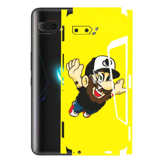 ASUS Phone Skins (All Models) - Flying Beardo - 3D Embossed Finish (L-60) Asus ROG Phone 2