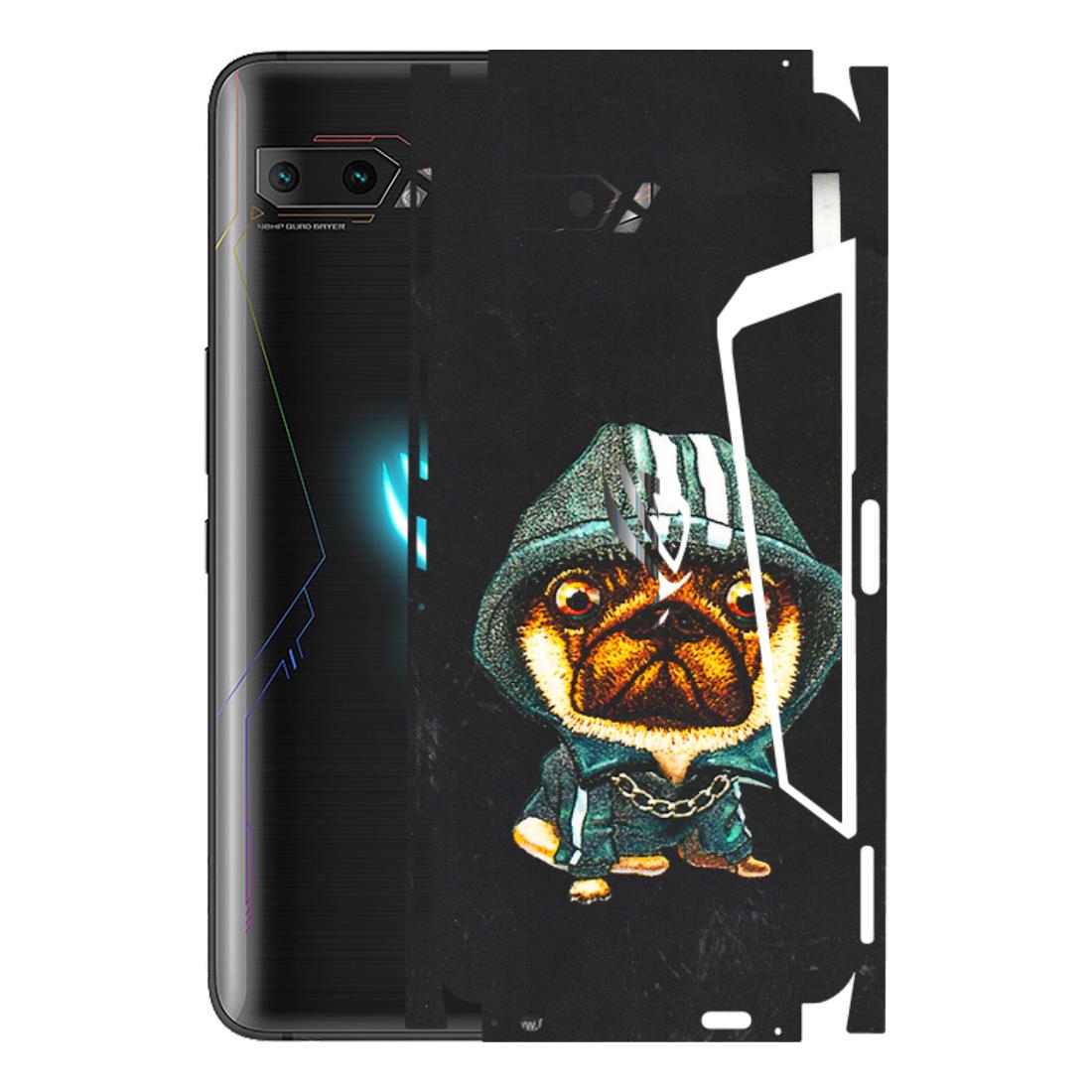 ASUS Phone Skins (All Models) - Puppy N Hoodie - 3D Embossed Finish (L-90) Asus ROG Phone 2