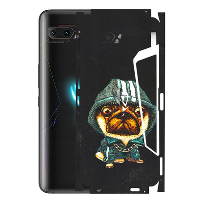 ASUS Phone Skins (All Models) - Puppy N Hoodie - 3D Embossed Finish (L-90) Asus ROG Phone 2