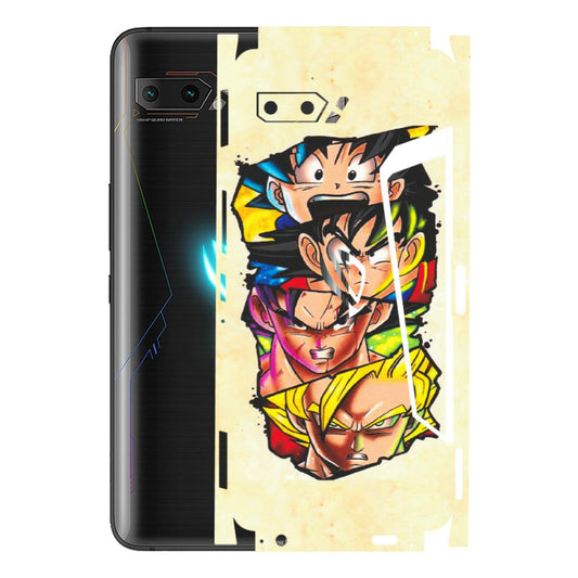 ASUS Phone Skins (All Models) - Angry Multi Anime - Matte Finish (M-113) Asus ROG Phone 2