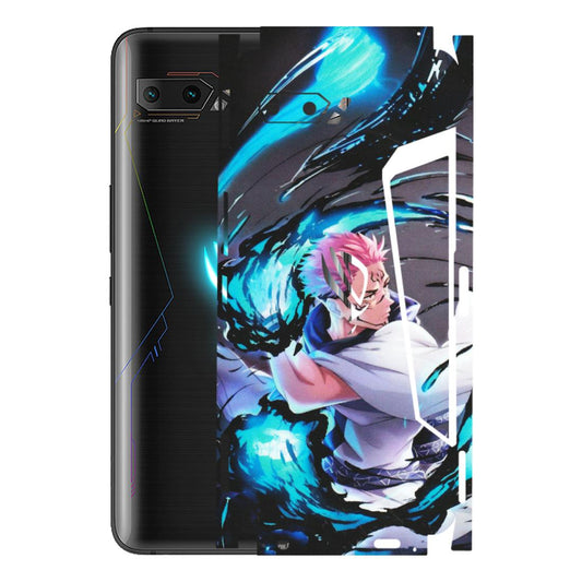 ASUS Phone Skins (All Models) - New Jujutsu Kaisen Grey Blue Anime - Matte Finish (M-127) Asus ROG Phone 2
