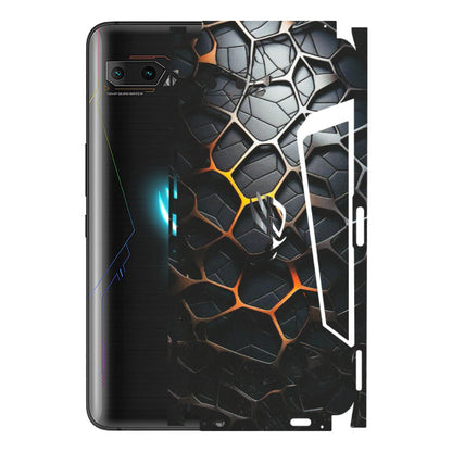 ASUS Phone Skins (All Models) - New Abstract Graphite Tiles - Matte Finish (M-130) Asus ROG Phone 2