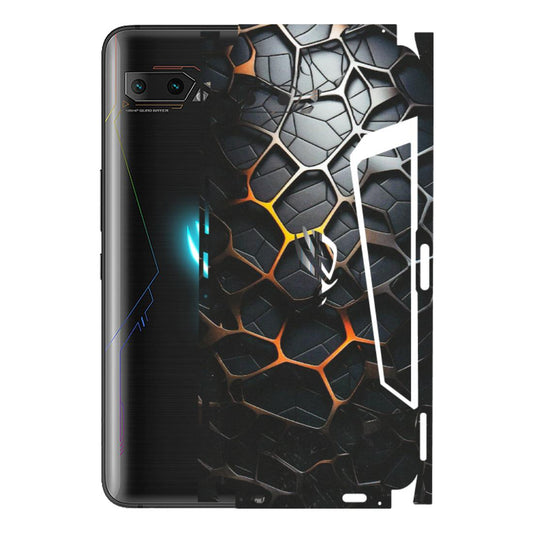 ASUS Phone Skins (All Models) - New Abstract Graphite Tiles - Matte Finish (M-130) Asus ROG Phone 2