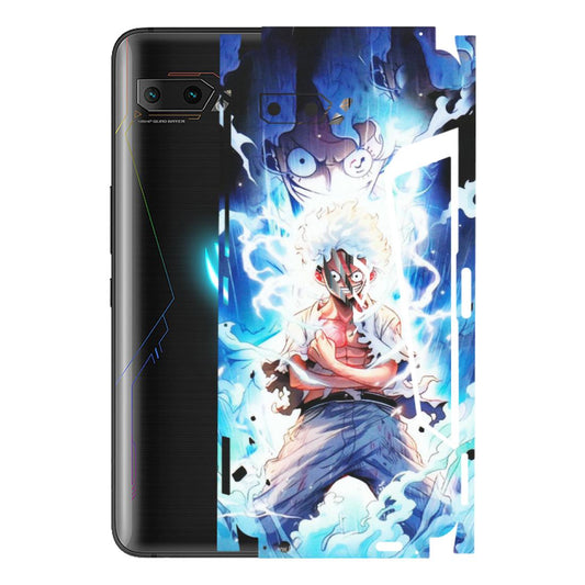 ASUS Phone Skins (All Models) - Blue Thunder Luffy Anime - Matte Finish (M-132) Asus ROG Phone 2