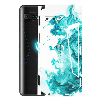 ASUS Phone Skins (All Models) - Sky Blue Abstract Colour - Matte Finish (M-146) Asus ROG Phone 2