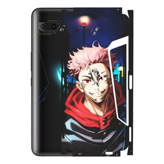 ASUS Phone Skins (All Models) - Yuji Itadori Funny Face Anime - Matte Finish (M-152) Asus ROG Phone 2