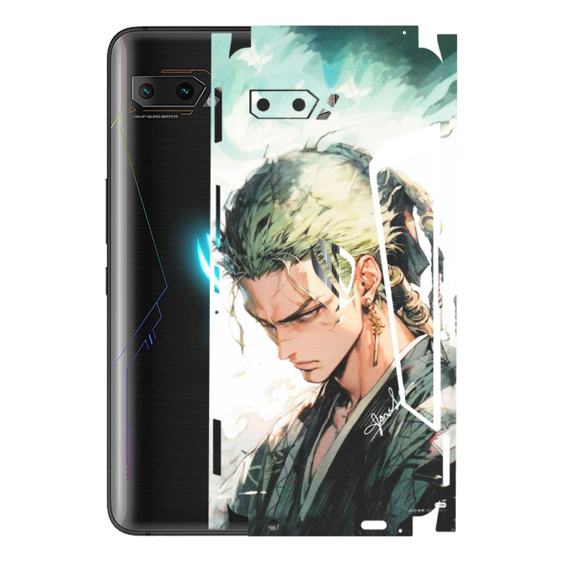 ASUS Phone Skins (All Models) - Pirate Hunter One Piece Anime - Matte Finish (M-157) Asus ROG Phone 2