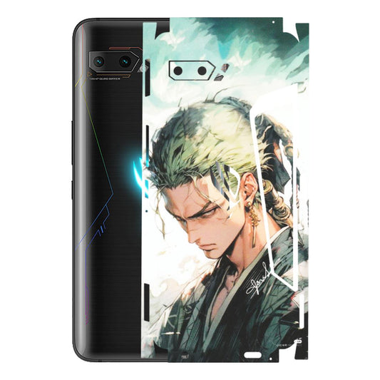 ASUS Phone Skins (All Models) - Pirate Hunter One Piece Anime - Matte Finish (M-157) Asus ROG Phone 2