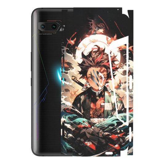 ASUS Phone Skins (All Models) - Tanjiro Demon Slayer Anime - Matte Finish (M-158) Asus ROG Phone 2