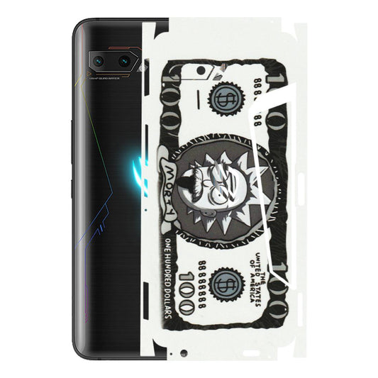ASUS Phone Skins (All Models) - Rick And Morty Hundred Dollar Anime - Matte Finish (M-161) Asus ROG Phone 2