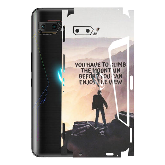 ASUS Phone Skins (All Models) - Motivational Hiking Mountain - Matte Finish (M-28) Asus ROG Phone 2