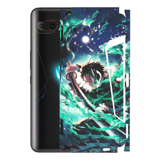 ASUS Phone Skins (All Models) - Sword Fighter Anime - Matte Finish (M-29) Asus ROG Phone 2