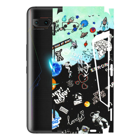 ASUS Phone Skins (All Models) - Living In A Space Dream - Matte Finish (M-46) Asus ROG Phone 2