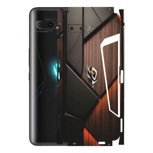 ASUS Phone Skins (All Models) - Lambo Beauty Wood Pattern Sober - Matte Finish (M-51) Asus ROG Phone 2