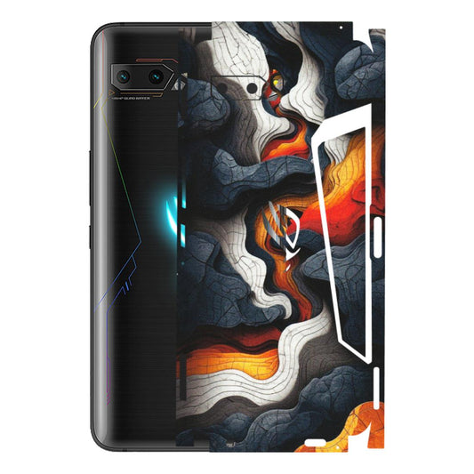 ASUS Phone Skins (All Models) - Abstract Volcanic Layers - Matte Finish (M-52) Asus ROG Phone 2